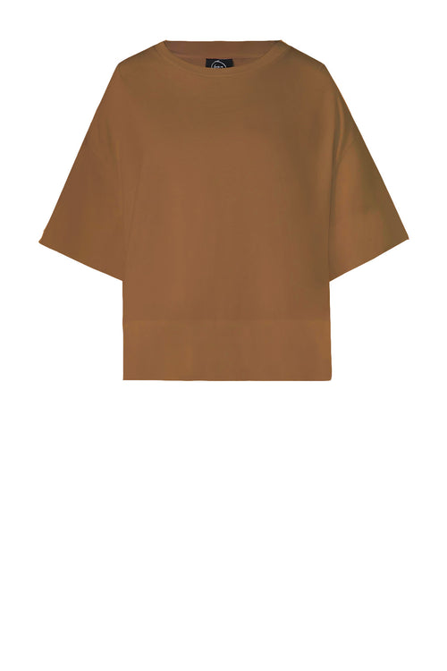 boxed tee / pecan brown