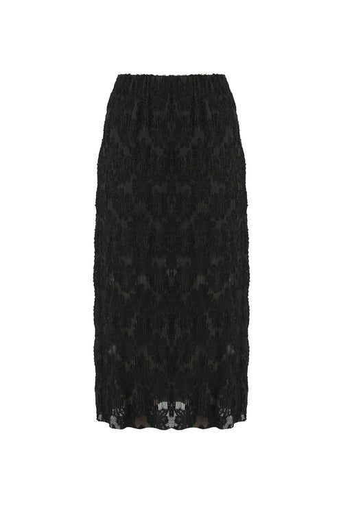 burn skirt / black