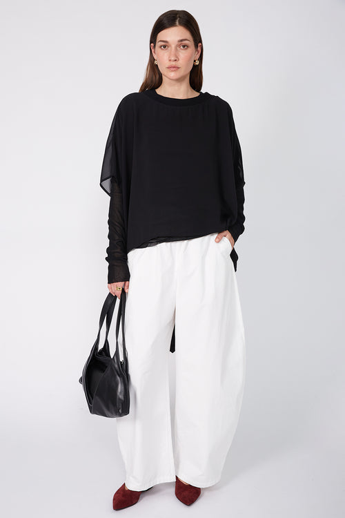caped crop / black