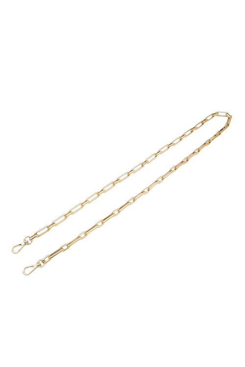 chain bag strap / gold