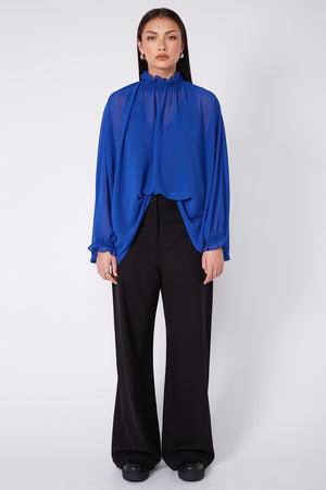 chalet top / capri blue