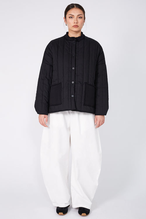 channel jacket / black