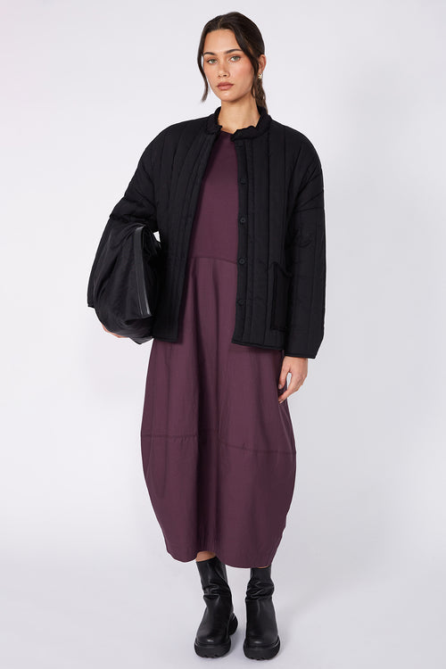 channel jacket / black