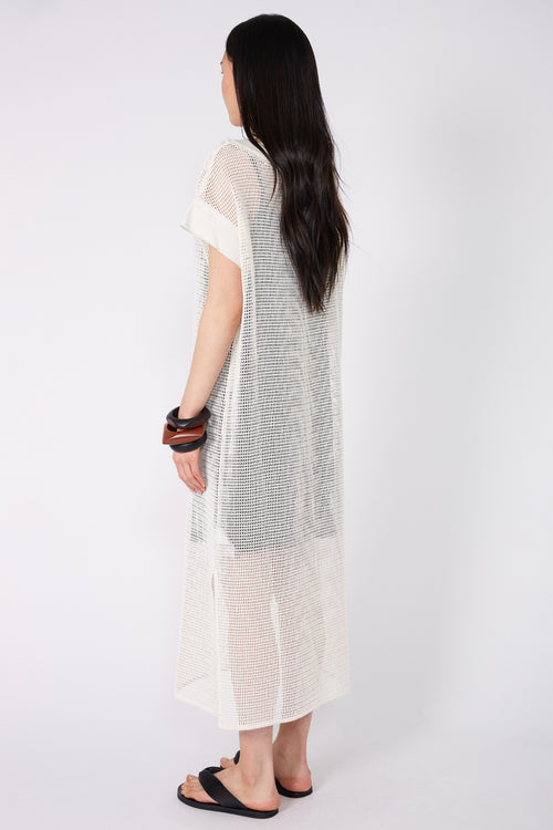 chord mesh midi dress / calico
