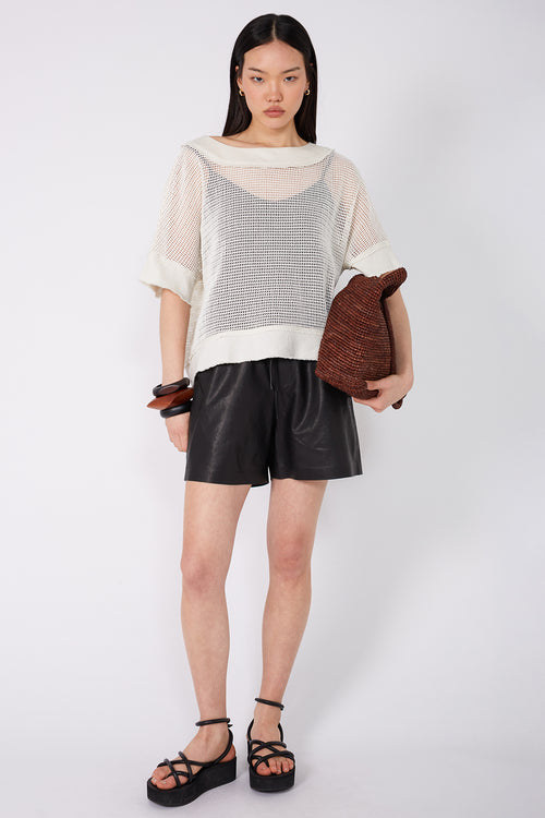 chord mesh top / calico