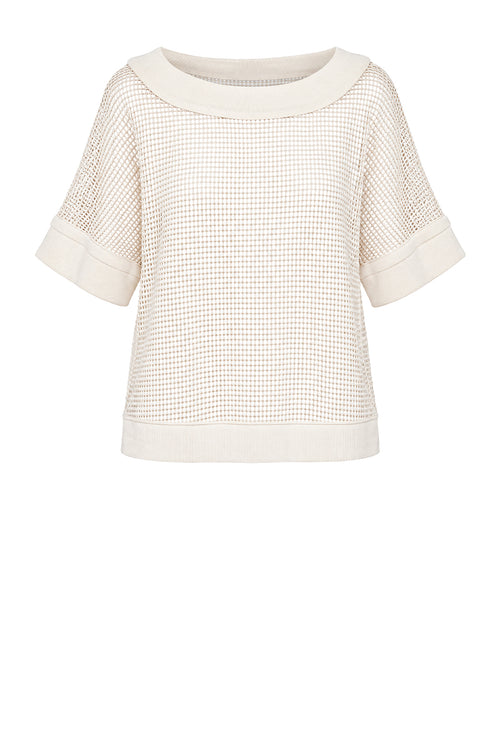 chord mesh top / calico