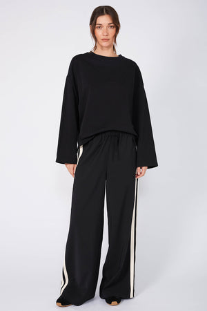 cindered pant / black|natural