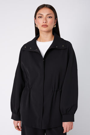 clinched jacket / black