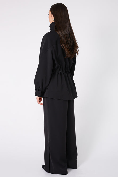 clinched jacket / black