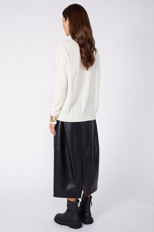 collected sweater / cream