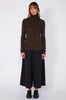 composed sweater / chocolate marle