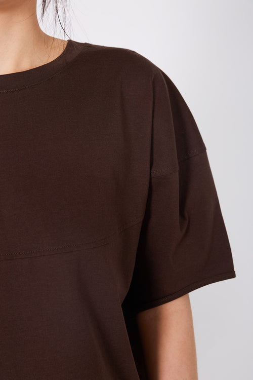 comprise tee / chocolate brown