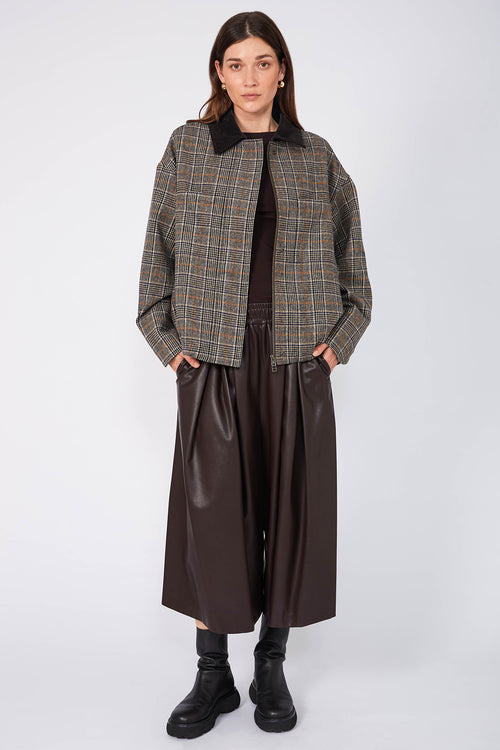 concealment bomber / natural| chocolate| tan