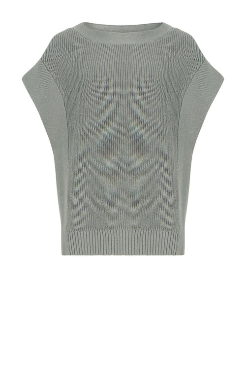 conclude vest / pale mineral green