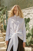 connect shirt / white