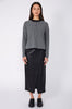 crisp cardi / grey marle