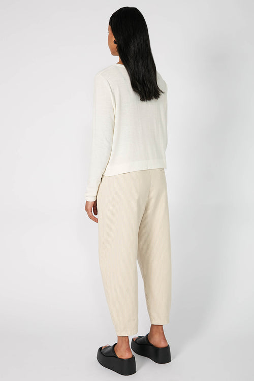 crisp cardi / cream