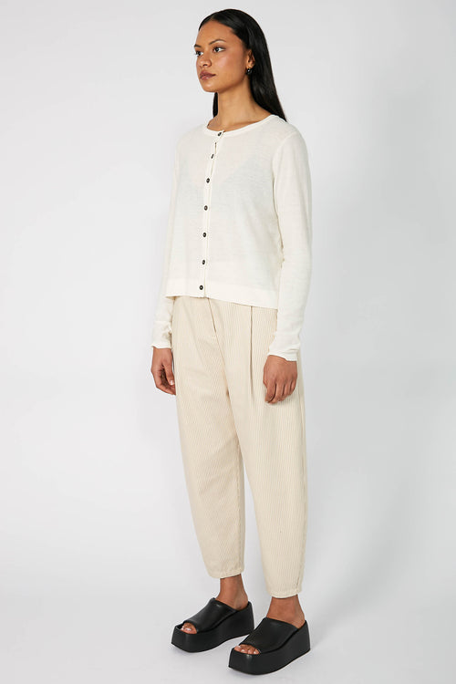 crisp cardi / cream