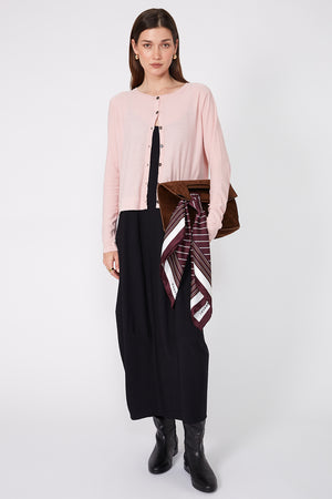 crisp cardi / blossom pink