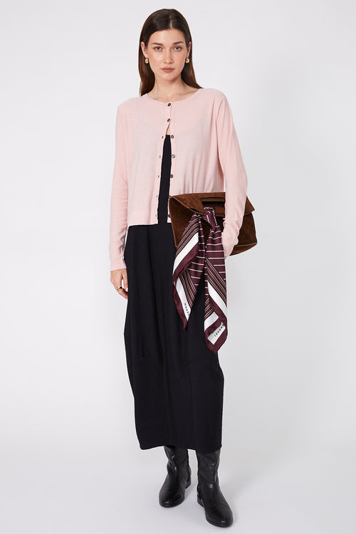 crisp cardi / blossom pink