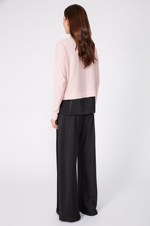 crisp cardi / blossom pink