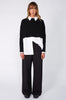 croppy merino sleeve / black
