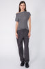 custom pant / charcoal marle