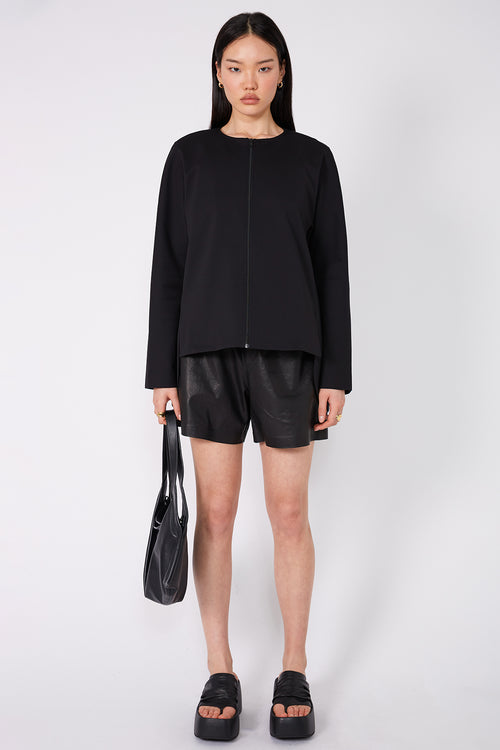 decline jacket / black