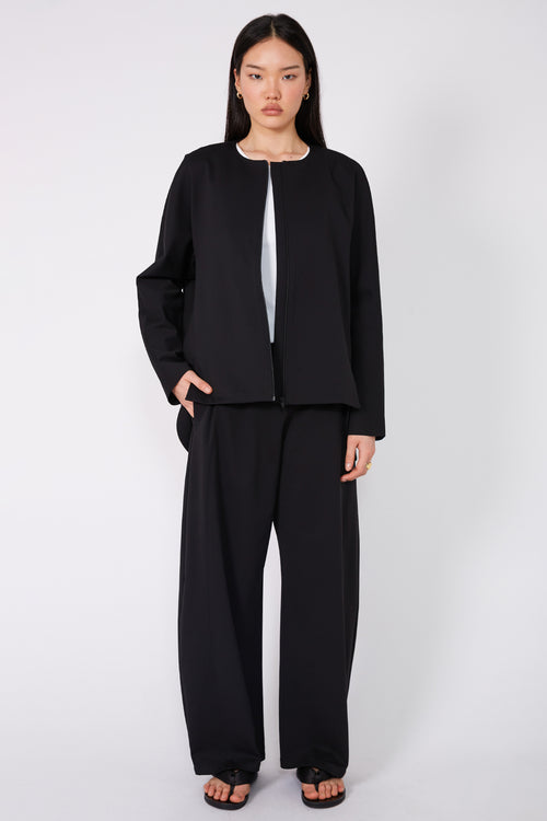 decline jacket / black