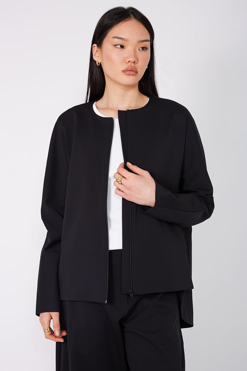 decline jacket / black