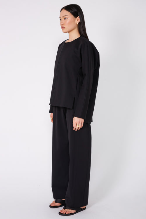 decline jacket / black