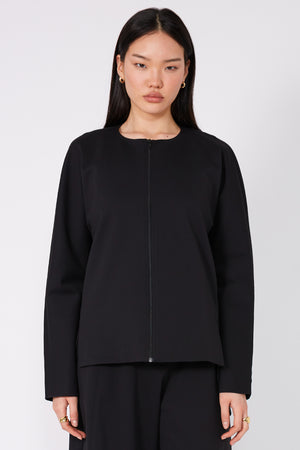 decline jacket / black