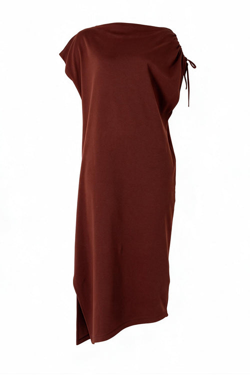 disclose dress / terracotta