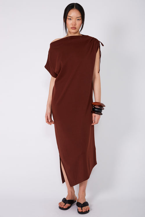 disclose dress / terracotta