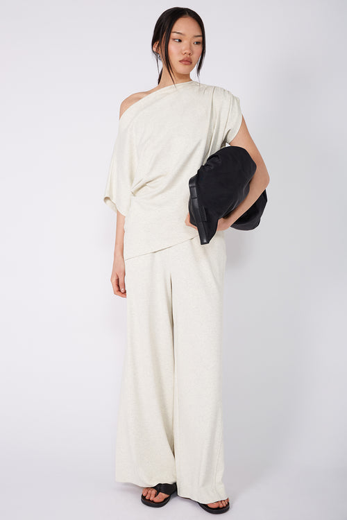 disclose trackpant / cream marle