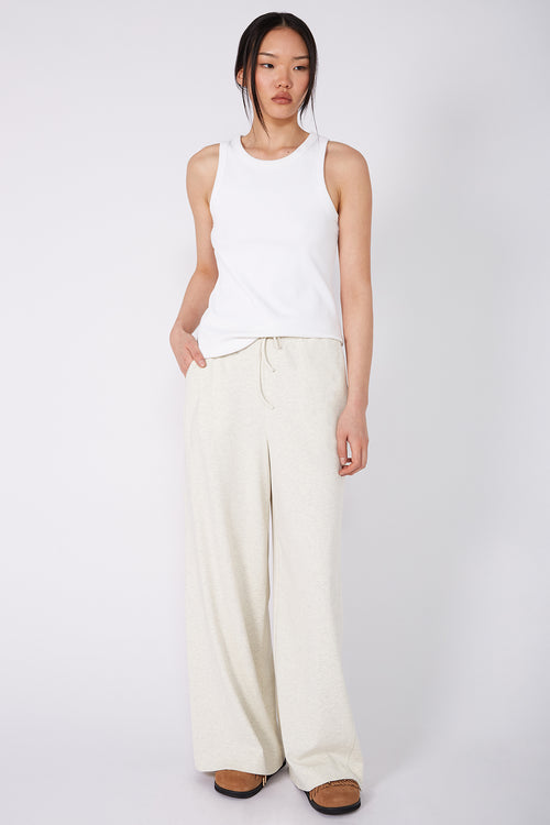 disclose trackpant / cream marle