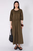 disperse midi dress / khaki