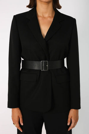cinch belt / black