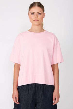 boxed tee / pink