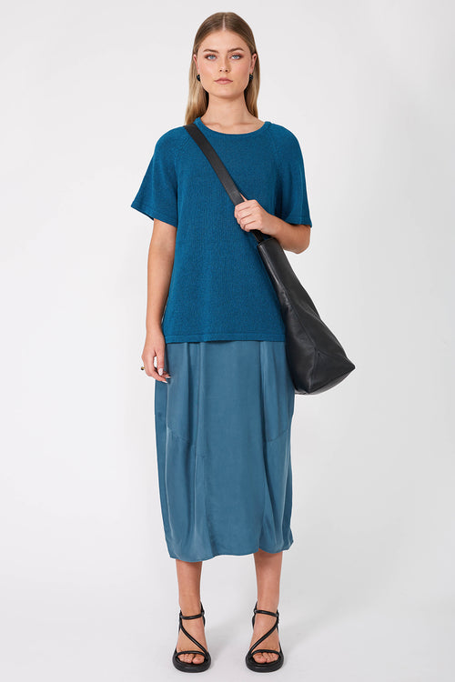 ember dress / teal blue