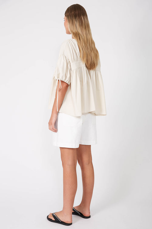 province short sleeve top / sand