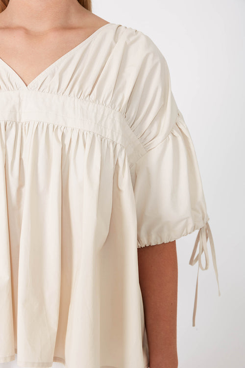 province short sleeve top / sand