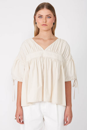 province short sleeve top / sand
