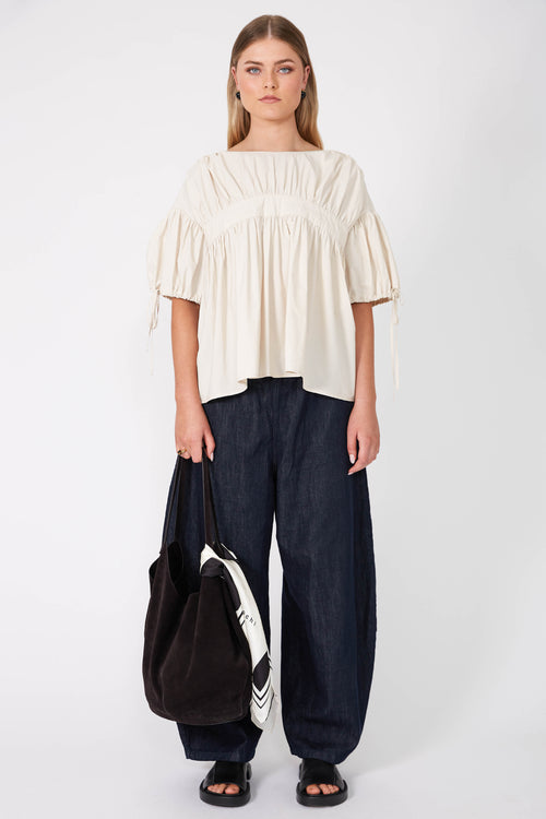 province short sleeve top / sand