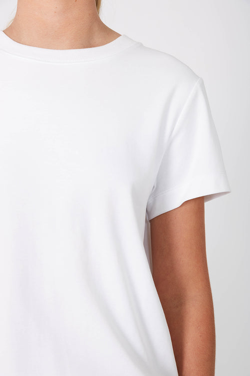 refine short sleeve tee / white