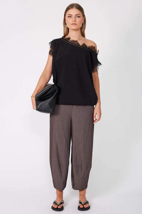 air pant / chocolate melange