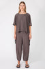 resume tee / chocolate melange