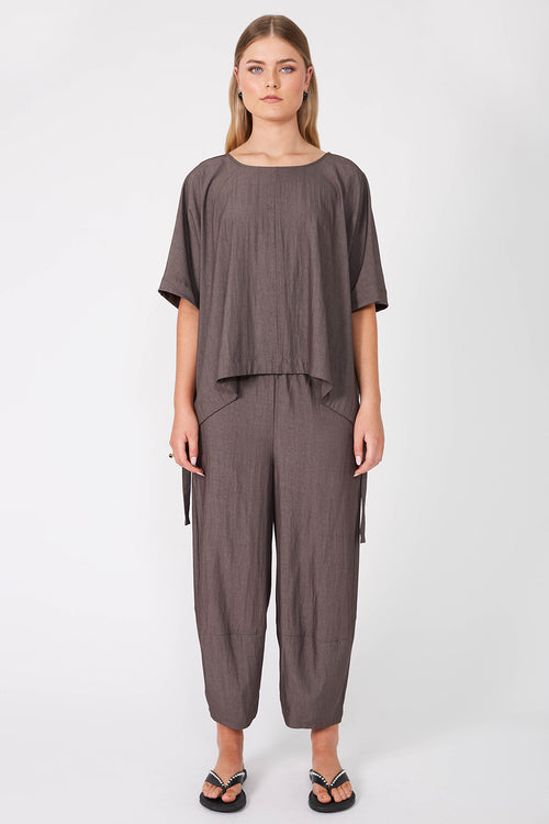air pant / chocolate melange