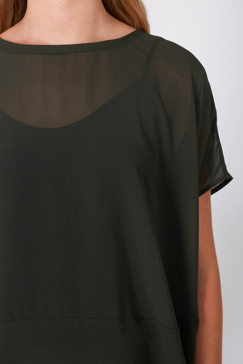 spin tee / artillery green