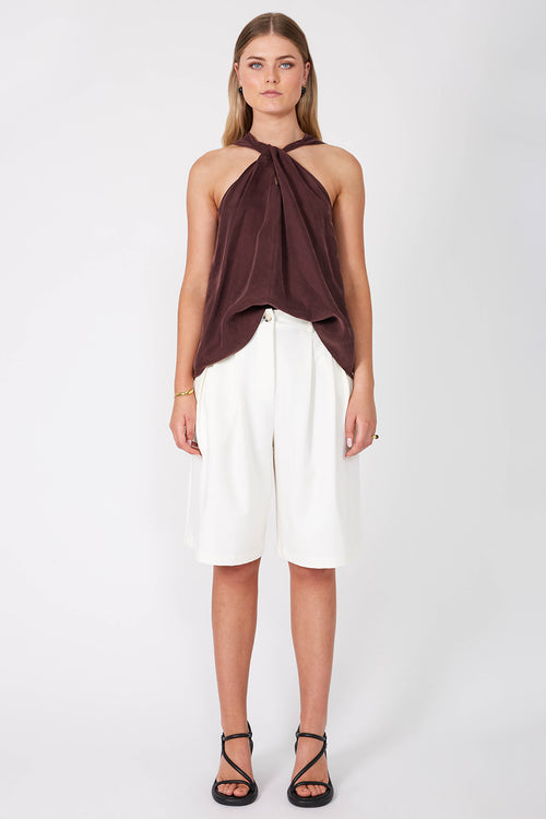 allot short / ivory cream